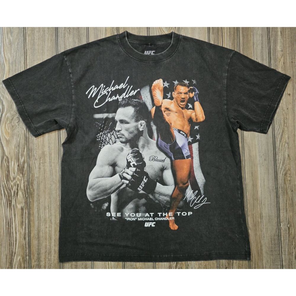 Michael Chandler UFC Fighting Shirt Mens Large Vintage Wash Heavyweight